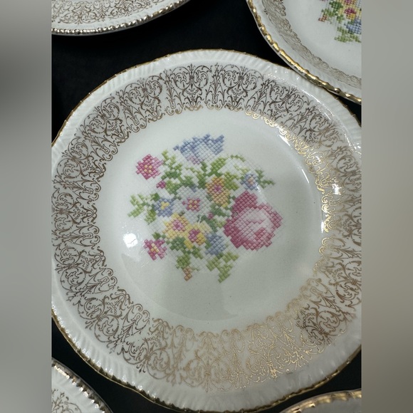 Vintage 11 plates 22K Gold - Picture 6 of 16